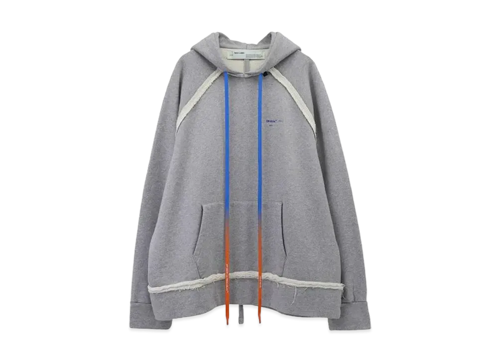 OFF-WHITE Oversized Acrylic Arrows Hoodie "Grey"
