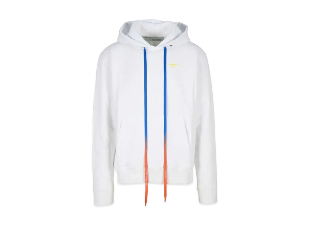 オフホワイト アクリル アローズ フーディー "ホワイト"