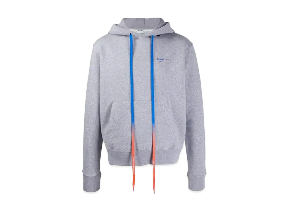 オフホワイト アクリル アローズ フーディー "グレー"