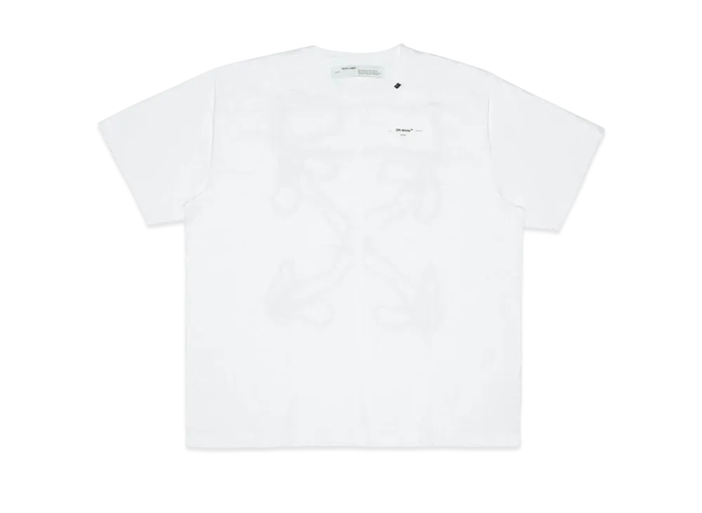 OFF-WHITE Oversized Abstract Arrows Embroidered T-Shirt "White"