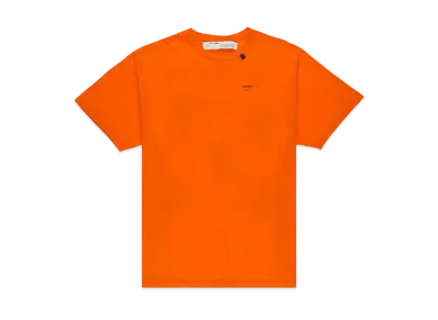 OFF-WHITE Oversized Abstract Arrows Embroidered T-Shirt "Orange"