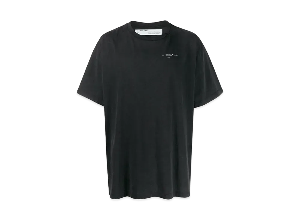 OFF-WHITE Oversized Abstract Arrows Embroidered T-Shirt "Black"