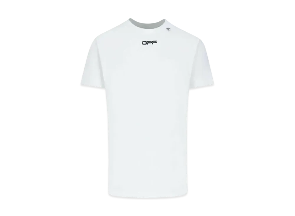 オフホワイト オーバーサイズ フィット カラヴァッジオ アローズ Tシャツ "ホワイト"