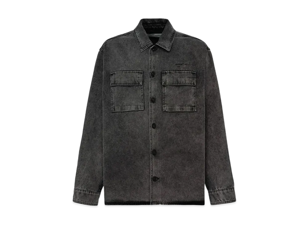 OFF-WHITE Oversized Arrows Denim Shirt "Black"