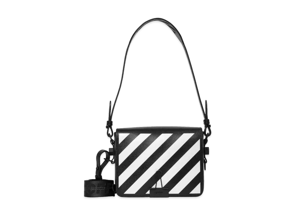 OFF-WHITE Binder Clip Bag Diag "Black"