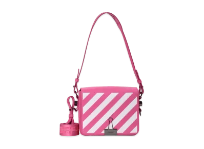 OFF-WHITE Binder Clip Bag Diag "Pink"