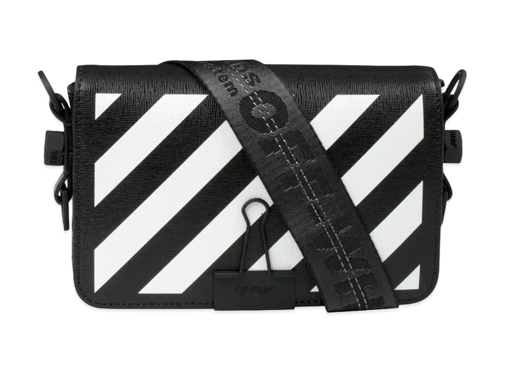 OFF-WHITE Binder Clip Bag Diag Mini "Black"