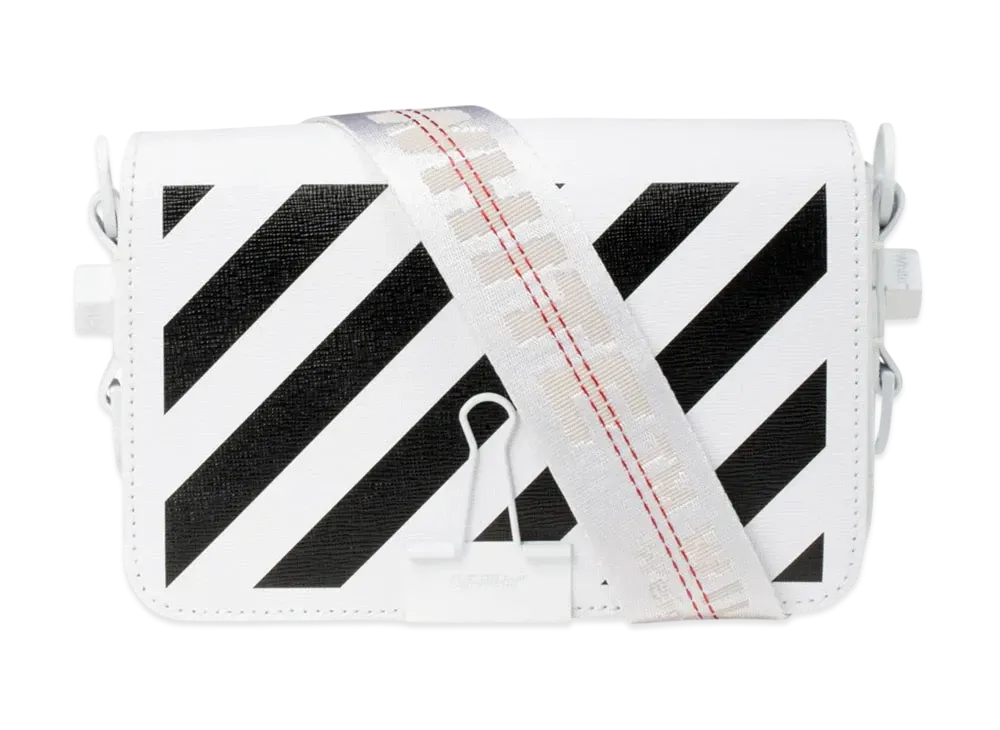OFF-WHITE Binder Clip Bag Diag Mini "White"