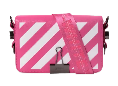 OFF-WHITE Binder Clip Bag Diag Mini "Pink"