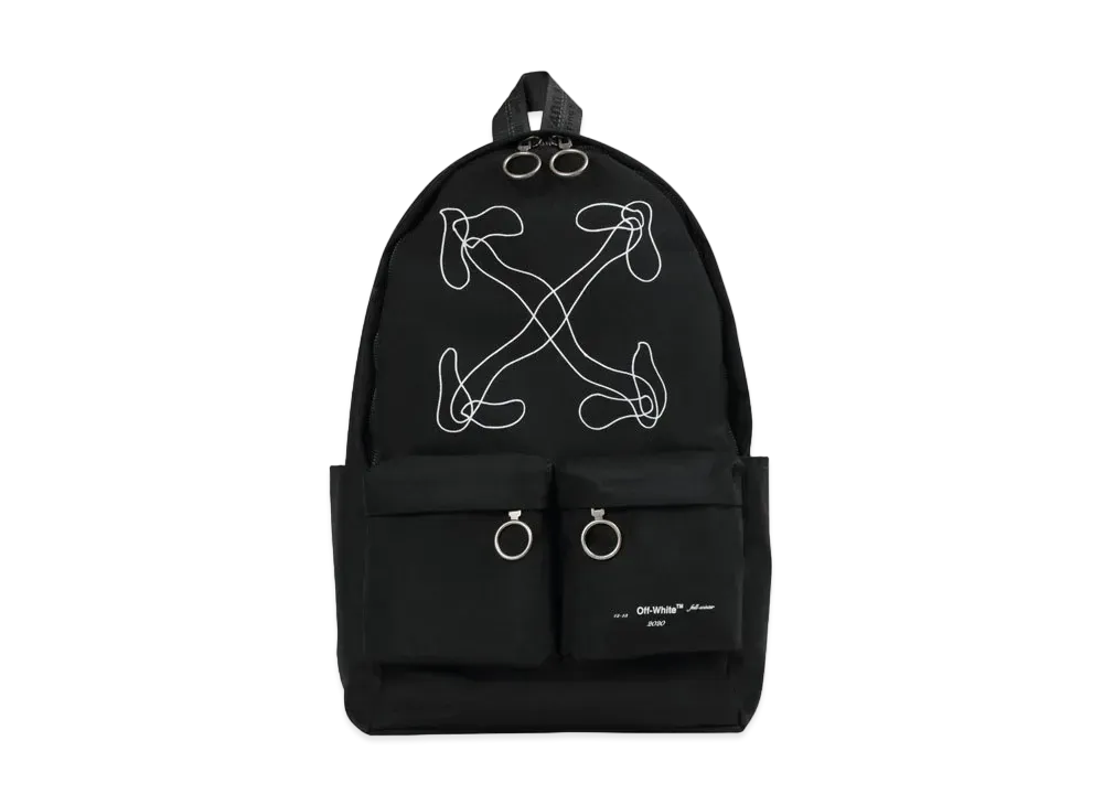 OFF-WHITE Abstract Arrows Backpack "Black"