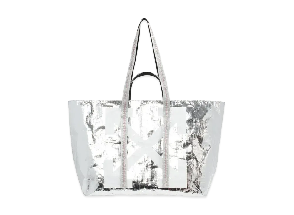 OFF-WHITE Arrows Tote Bag "Silver"