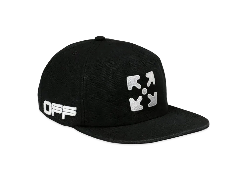 OFF-WHITE Print Arrows Hat "Black"