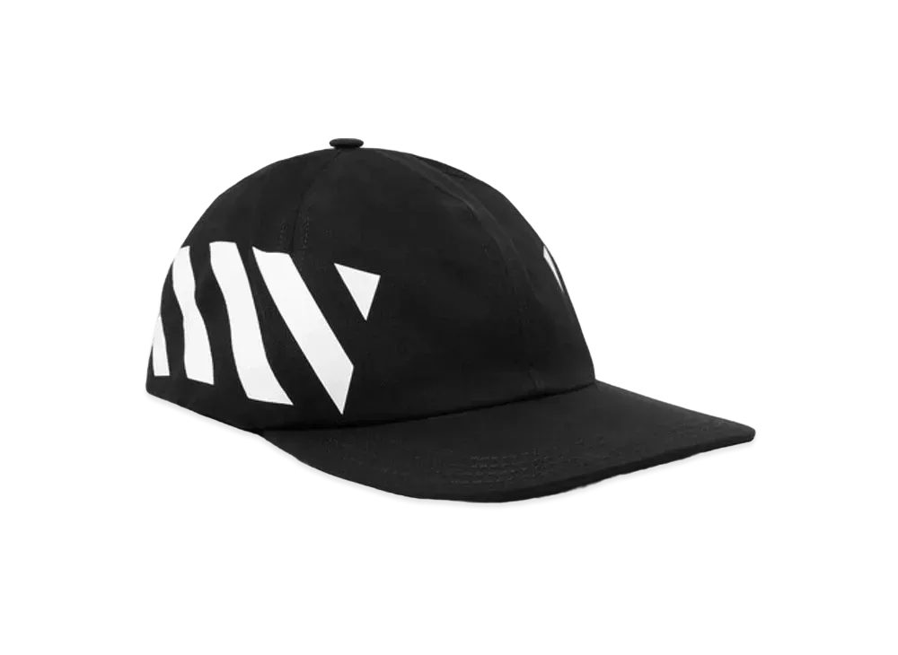 OFF-WHITE Striped Diag Canvas Hat "Black"