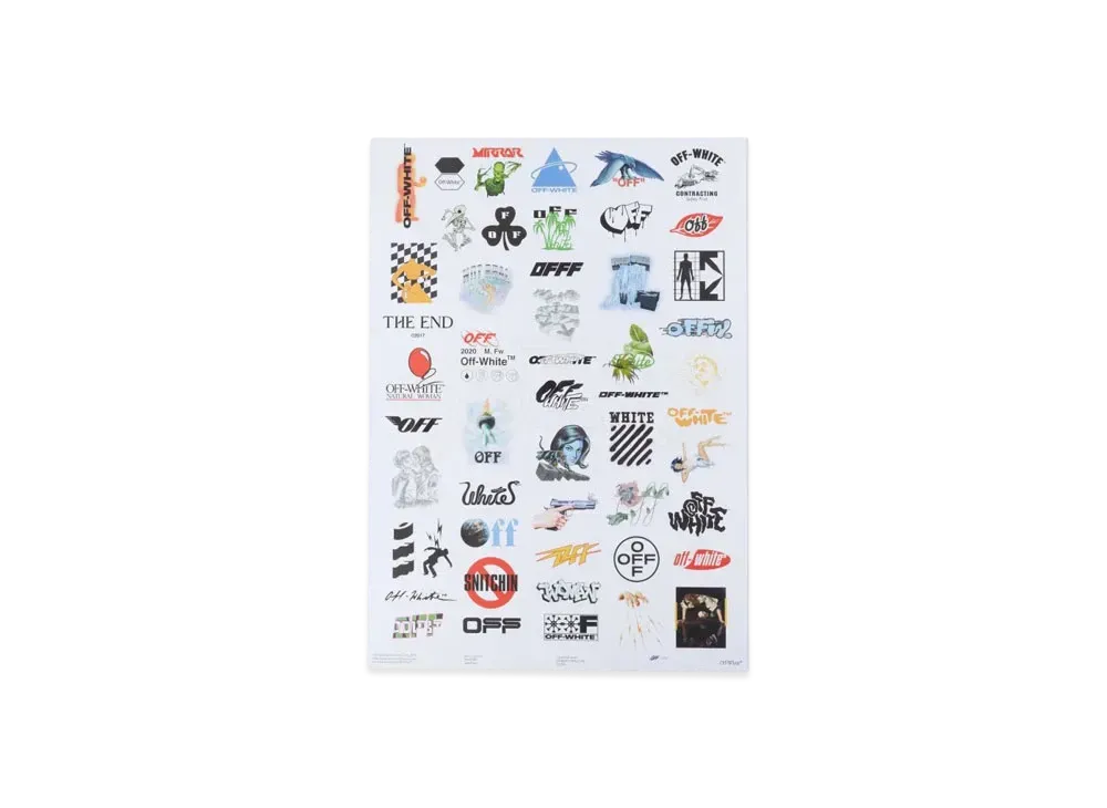 OFF-WHITE Logic Limited Edition Art Print "Multi"