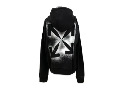 OFF-WHITE Stencil Slim Hoodie "Black"