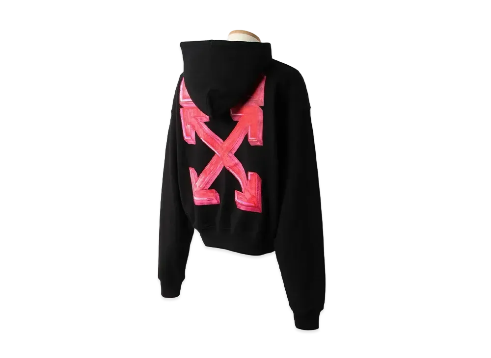 OFF-WHITE Marker Over Hoodie "Black/Pink"