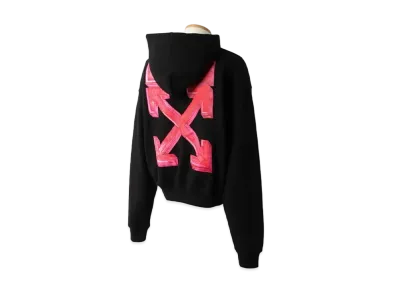 OFF-WHITE Marker Over Hoodie "Black/Pink"