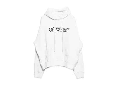 OFF-WHITE Big Bookish Skate Hoodie "White"