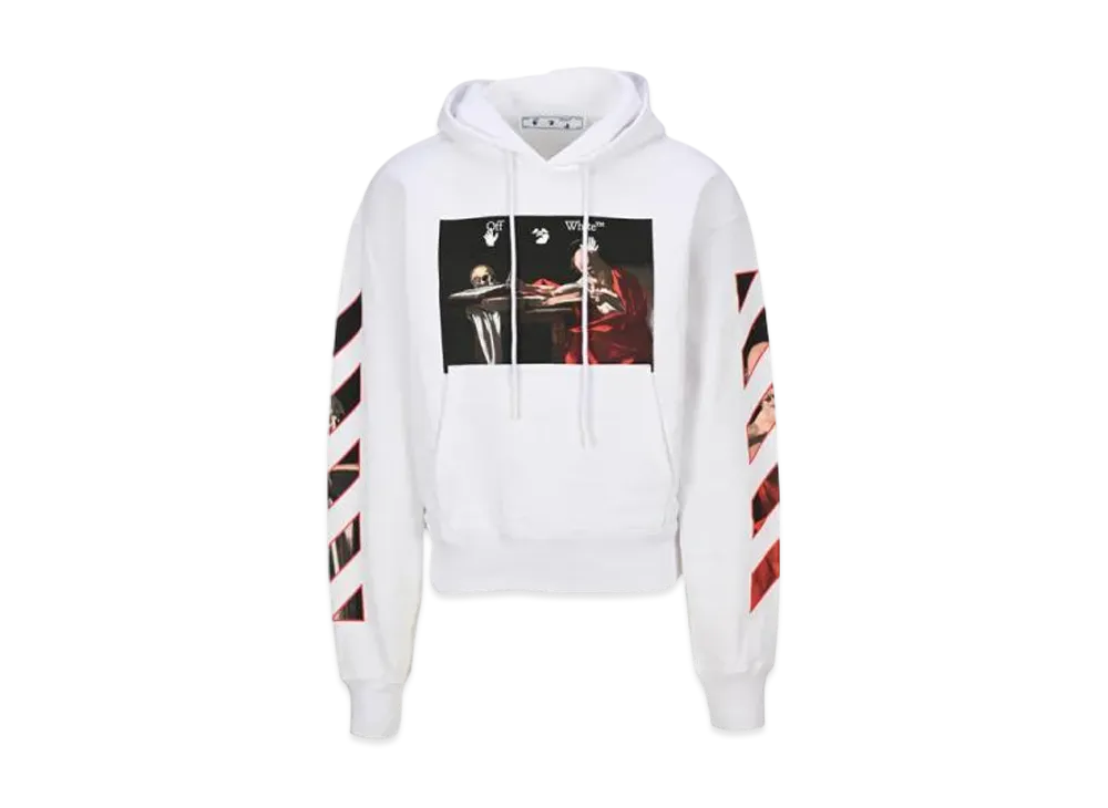 OFF-WHITE Caravaggio Over Pullover Hoodie "White"