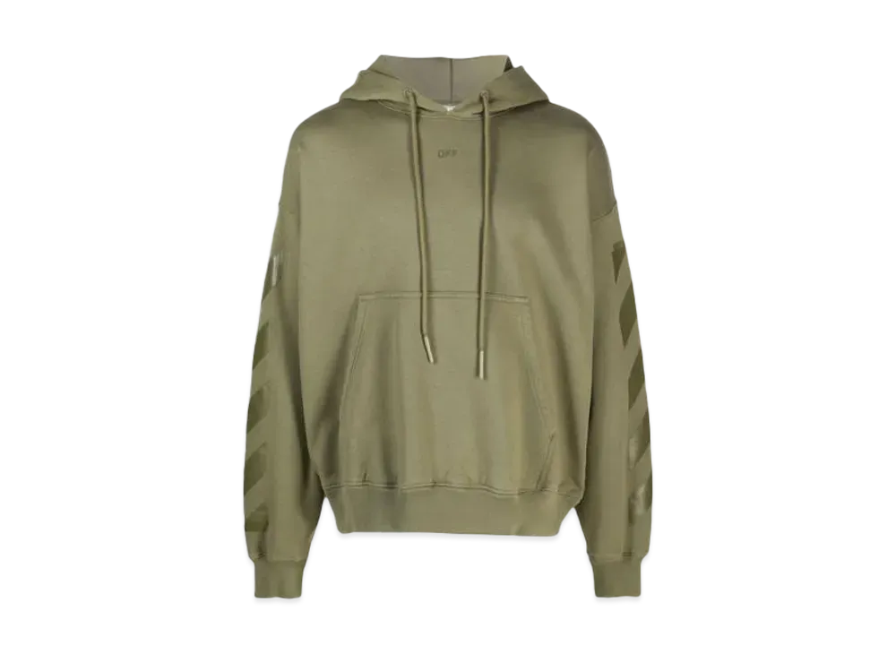 OFF-WHITE Rubber Arrow Over Hoodie "Olive"