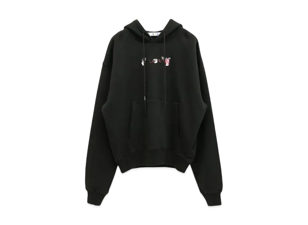 OFF-WHITE Acrylic Arrow Over Hoodie "Black"