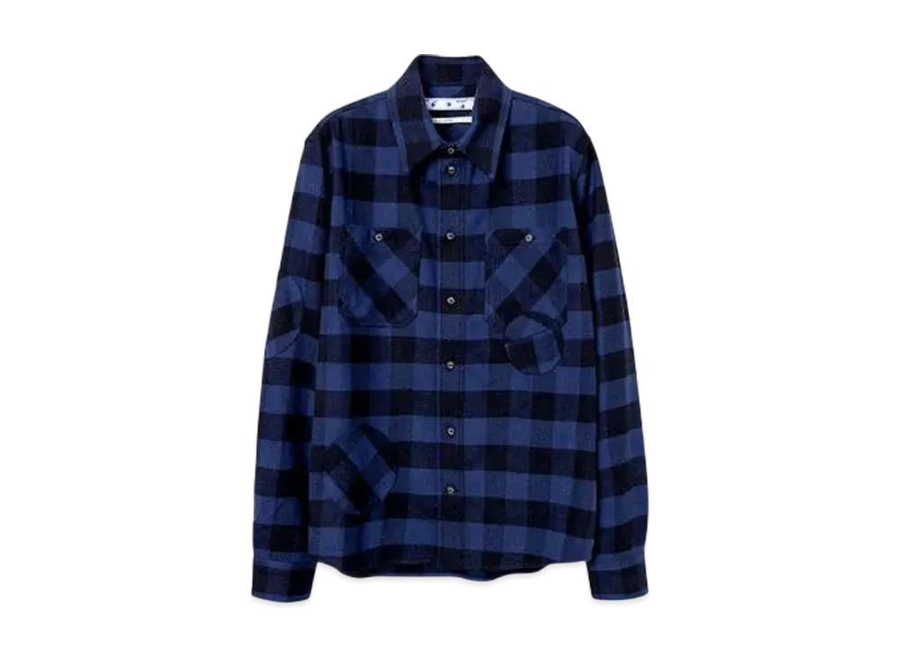 OFF-WHITE Special Flannel Shirt "Navy/Black"