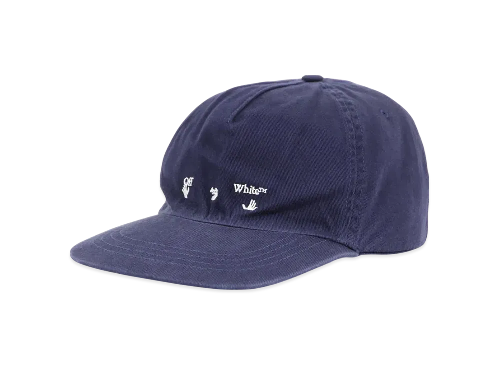 OFF-WHITE OW Logo Baseball Cap "Navy"