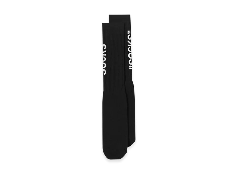 Off-White Quote Socks "Black"