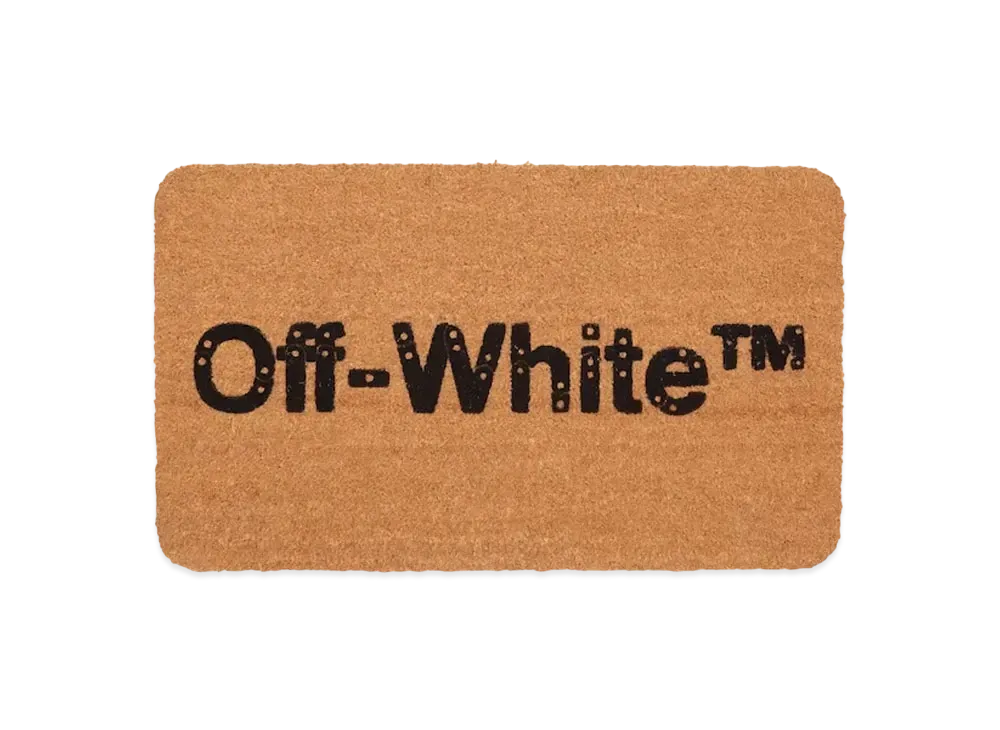 OFF-WHITE Logo Print Doormat