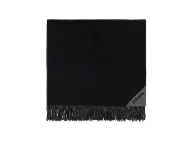 PRADA Slate Cashmere Blanket "Dark Gray"