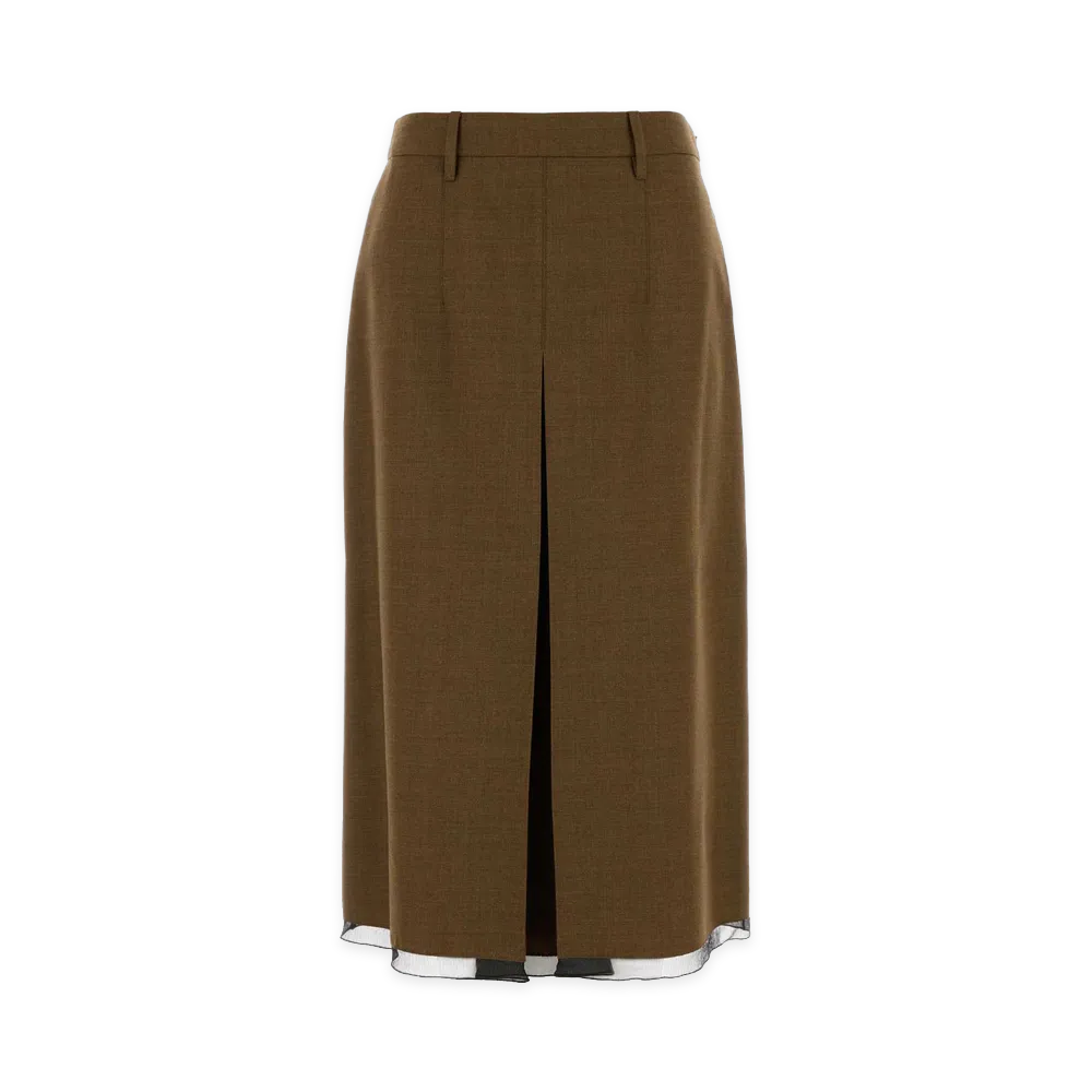 PRADA Women's Skirt "Brown"