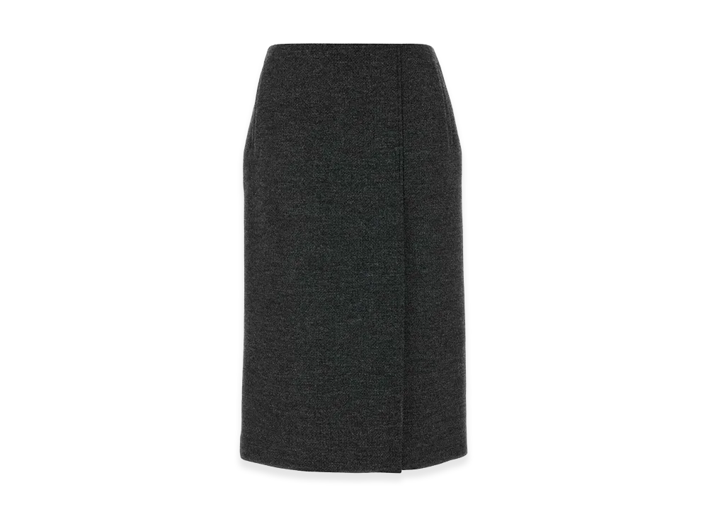 PRADA Women's Wool Skirt "Grey"