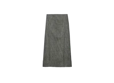 PRADA Women's Mouline Maxi-Skirt "Black"