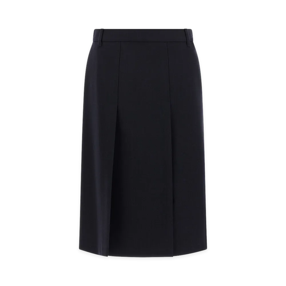 PRADA Women's Multi-Slit Skirt "Blue"
