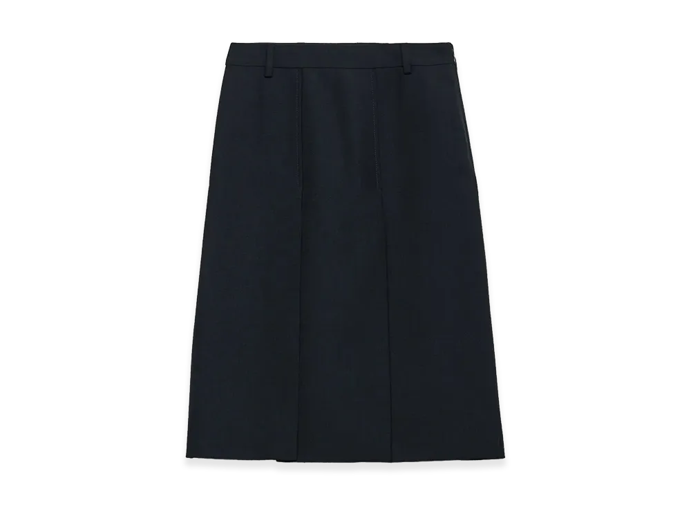 PRADA Women's Multi-Slit Skirt "Blue"