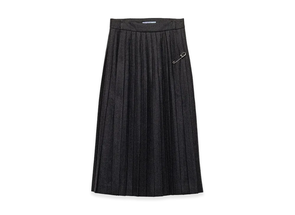 PRADA Women's Skirts Grey "Gray"