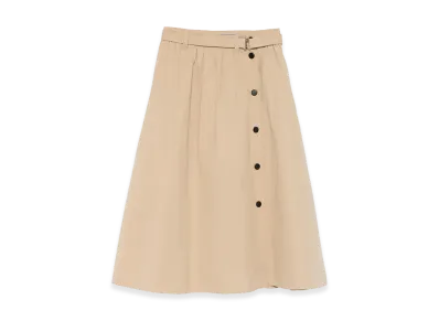 PRADA Women's Panama Old Cotton Skirt "Beige"