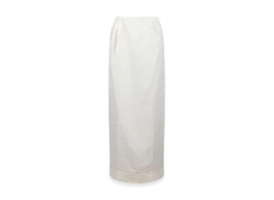 PRADA Women's Linen Skirt "White"