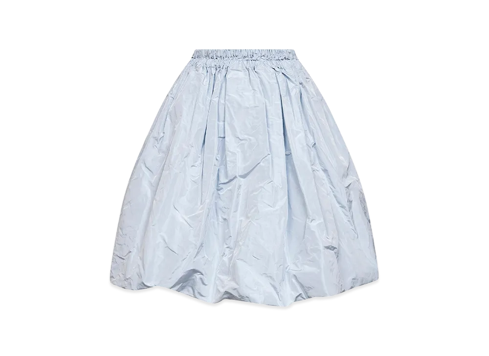 PRADA Wonen's Technical Taffeta Skirt "Light Blue"