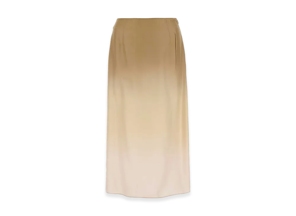 PRADA Women's Silk Skirt "Beige"
