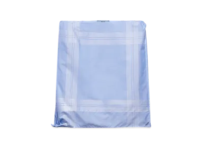 PRADA Women's Checked Cotton Skirt "Sapphire Blue"