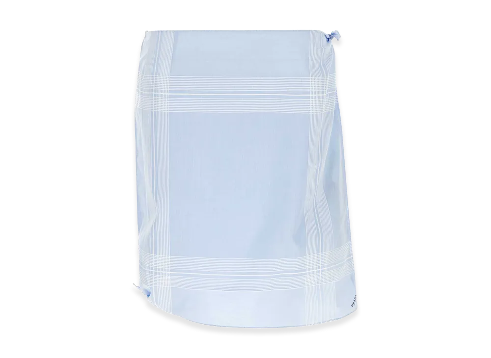 PRADA Women's Cotton Skirt "Light Blue"