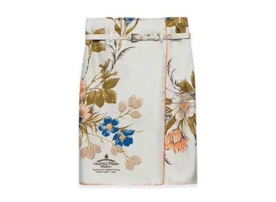 PRADA Women's 'Genziana' Skirt "Acqua"