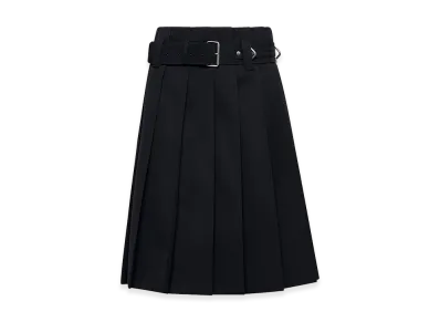 PRADA Women's Pleated Skirt "Blue"