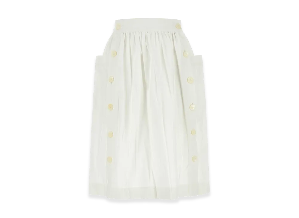 PRADA Women's Gabardine Skirt "White"