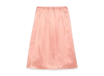PRADA Women's Satin Skirt "Salmon Pink"