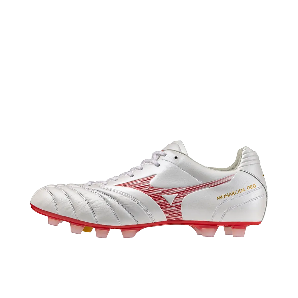 Mizuno Monarcida Neo 3 Wide Elite "Super White Pearl/Ruby Red"