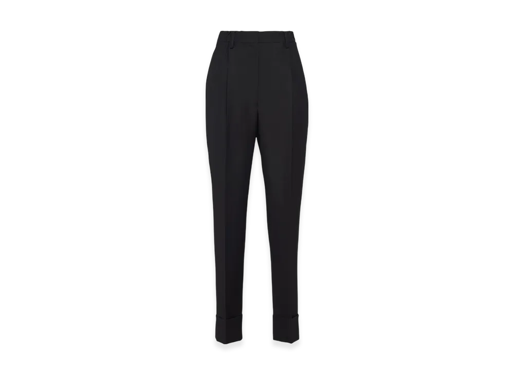 PRADA Women's Light Mohair Pants "Black"