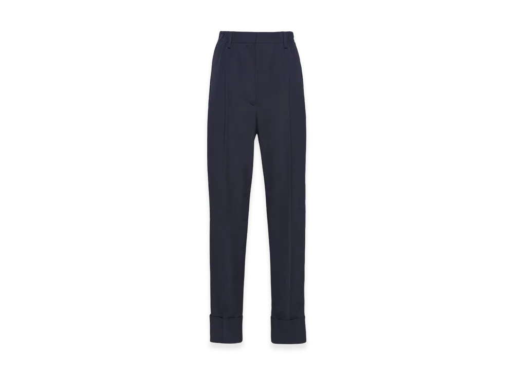 PRADA Women's Light Mohair Pants "Navy"