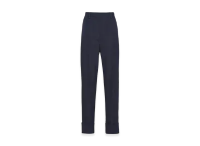 PRADA Women's Light Mohair Pants "Navy"
